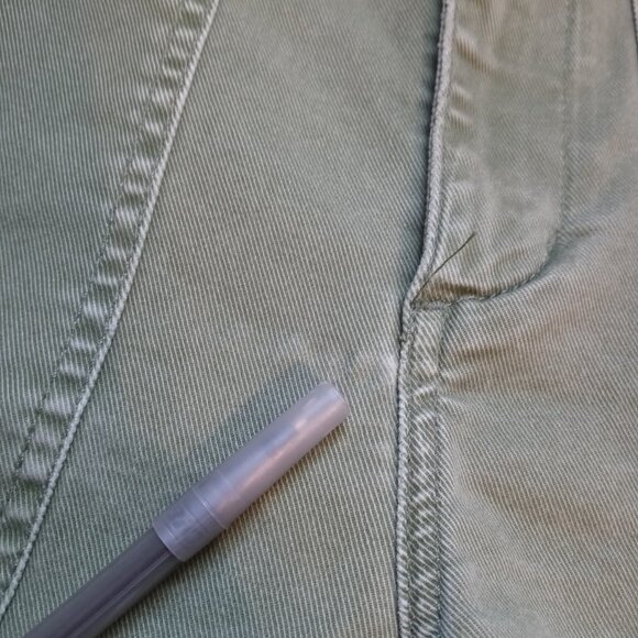 MADEWELL the perfect vintage fatigue shorts in desert olive (sz26) - Picture 9 of 14